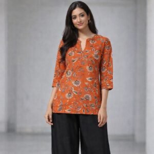 zamkudi floral rayon co ord set – 2