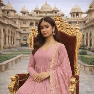 dhanvi gown with dupatta collection – 4