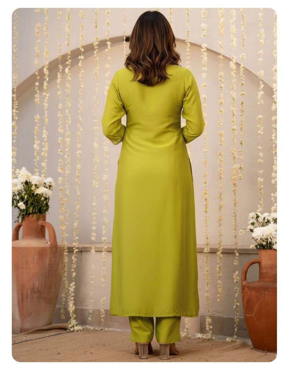 tulsi vichitra silk embroidered set tulsi vichitra silk embroidered set