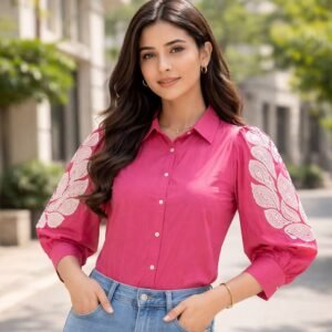 the sanaya top in pink