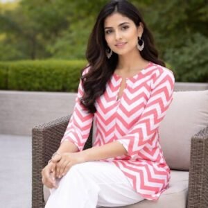 sonpari 2 pink laheriya co ord set