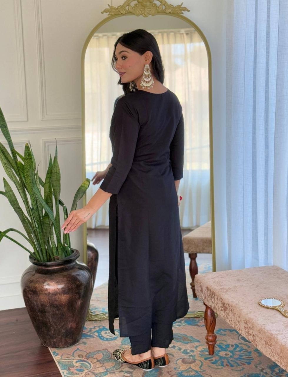 black suit set black suit set